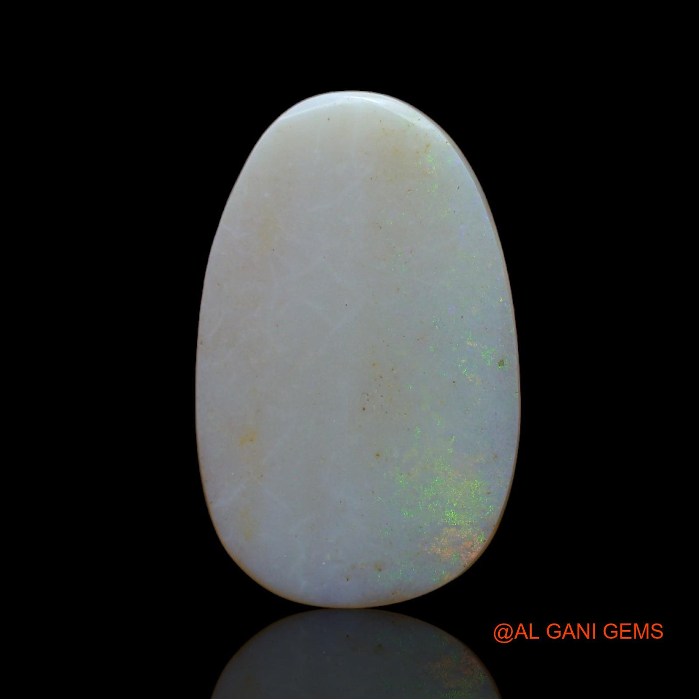 7.00 Cts Unheated Australian Fire Opal Loose Gemstone Fancy Cabochon Natural 23x15x3 mm AB-629