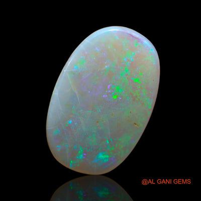 Natural Fire Opal Gemstone 7.00 Cts Loose Oval Cabochon From Australia 22x14x3 mm AB-630