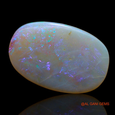 Natural Fire Opal Gemstone 7.00 Cts Loose Oval Cabochon From Australia 22x14x3 mm AB-630