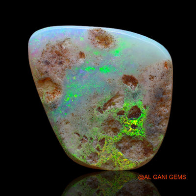 5.00 Cts Natural Australian Fire Opal Fancy Cabochon Loose Gemstone For Jewelry 18x17x2 mm AB-632