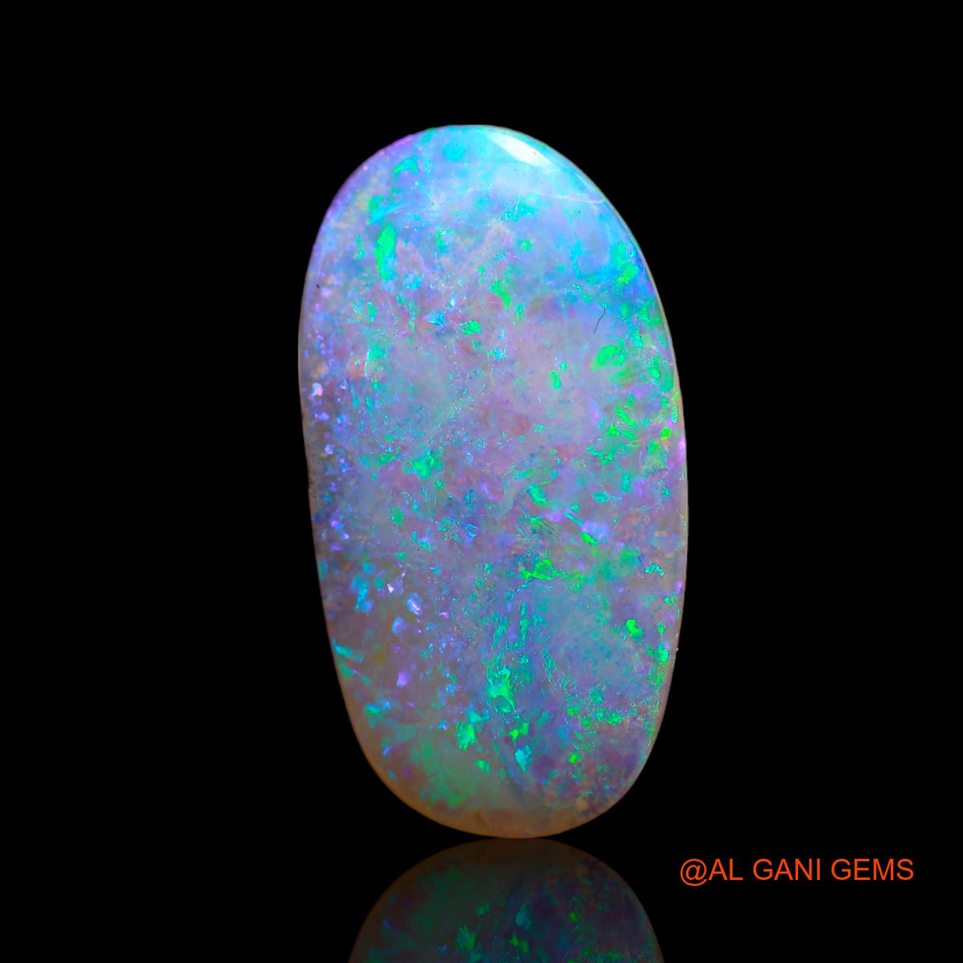 Natural Untreated Fire Opal Loose Gemstone Oval Cabochon From Australia 5.00 Cts 23x12x2 mm AB-633