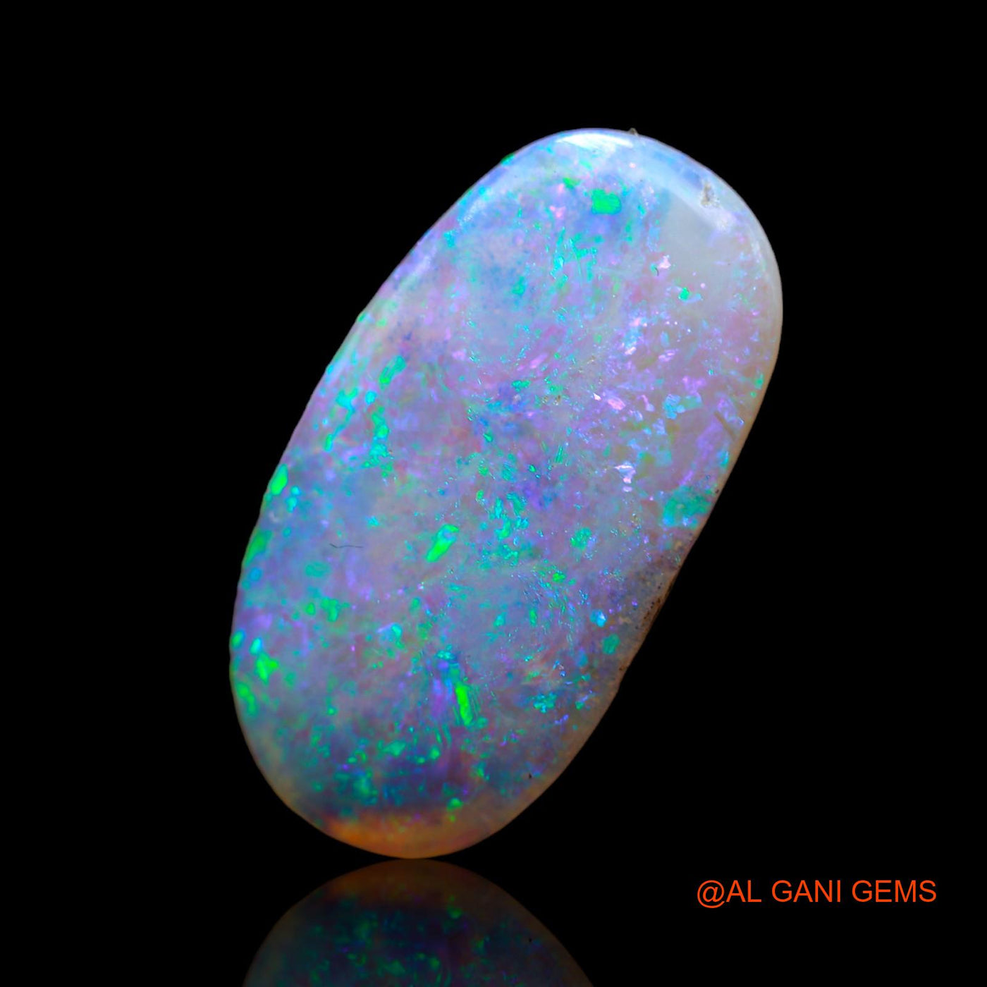 Natural Untreated Fire Opal Loose Gemstone Oval Cabochon From Australia 5.00 Cts 23x12x2 mm AB-633