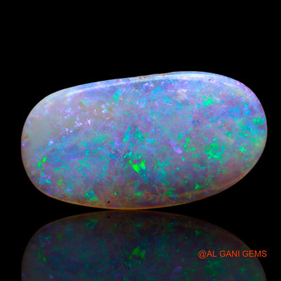 Natural Untreated Fire Opal Loose Gemstone Oval Cabochon From Australia 5.00 Cts 23x12x2 mm AB-633