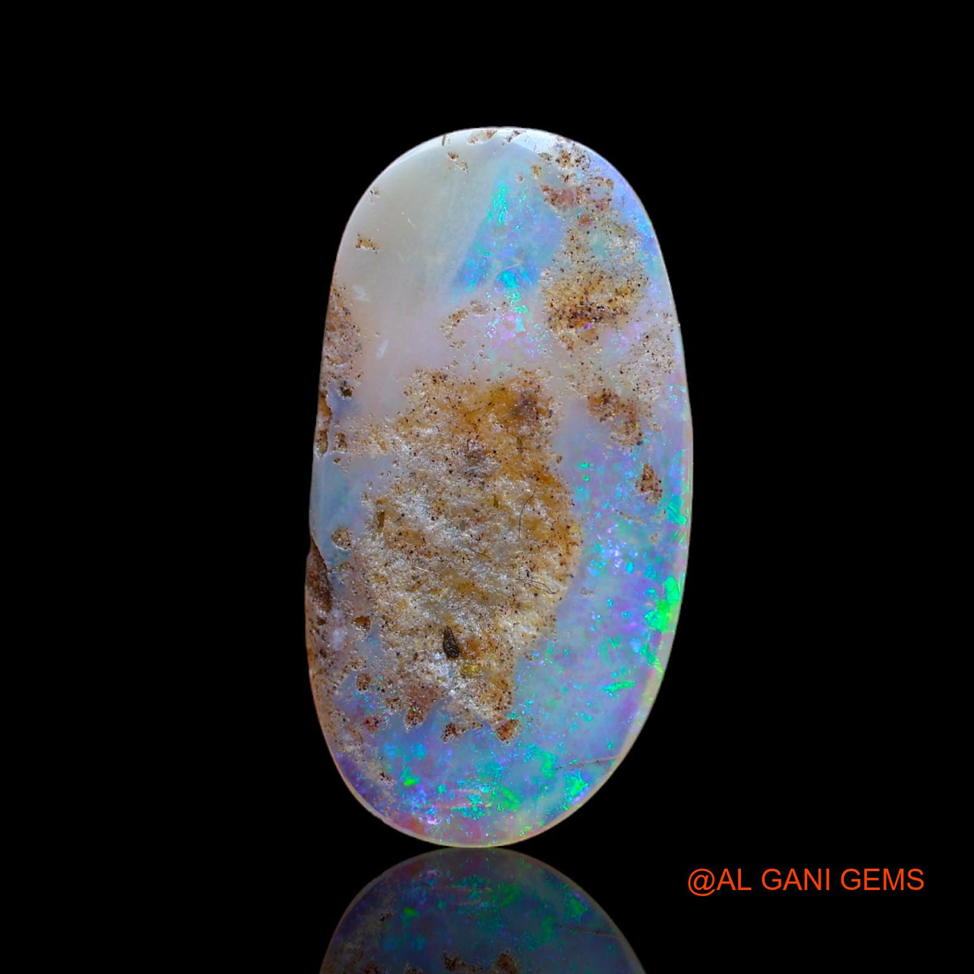 Natural Untreated Fire Opal Loose Gemstone Oval Cabochon From Australia 5.00 Cts 23x12x2 mm AB-633