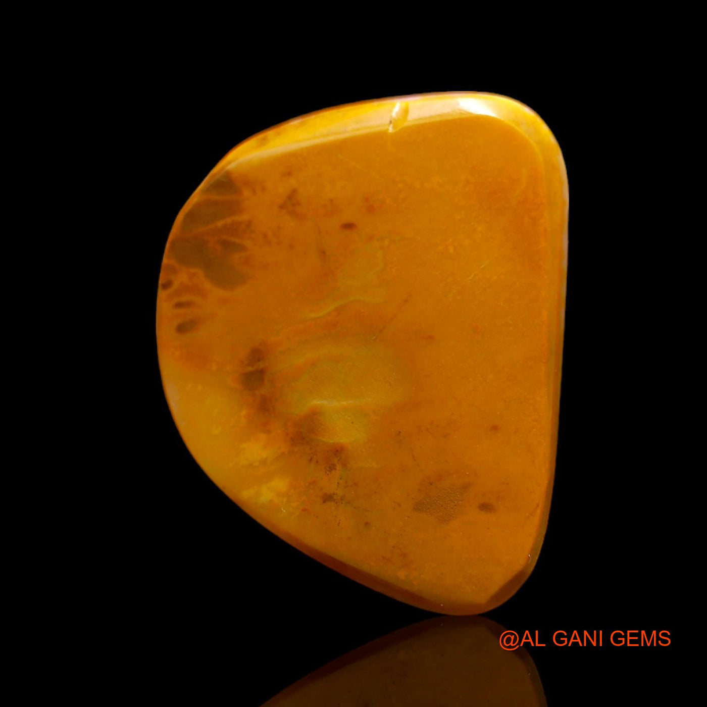 5.00 Cts Natural Australian Fire Opal Loose Gemstone Fancy Cabochon 19x15x2 mm AB-636