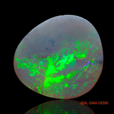 4.00 Cts Unheated Australian Fire Opal Loose Gemstone Fancy Cabochon Natural 19x17x1 mm AB-637