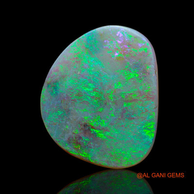 Natural Fire Opal Gemstone 5.00 Cts Loose Fancy Cabochon From Australia 19x16x2 mm AB-638