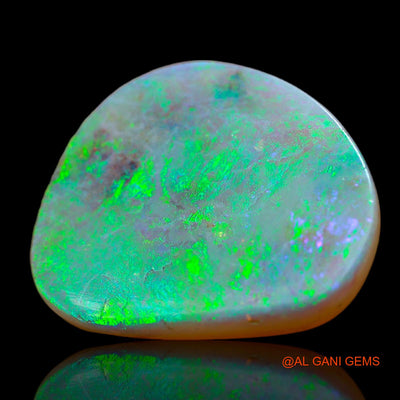 Natural Fire Opal Gemstone 5.00 Cts Loose Fancy Cabochon From Australia 19x16x2 mm AB-638