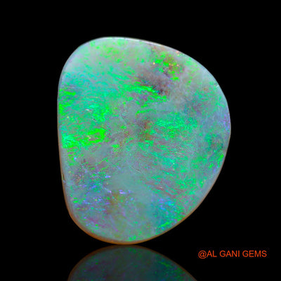 Natural Fire Opal Gemstone 5.00 Cts Loose Fancy Cabochon From Australia 19x16x2 mm AB-638