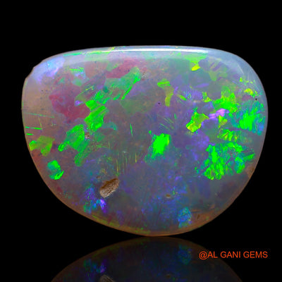 4.00 Cts Natural Australian Fire Opal Loose Gemstone Fancy Cabochon 19x15x2 mm AB-639