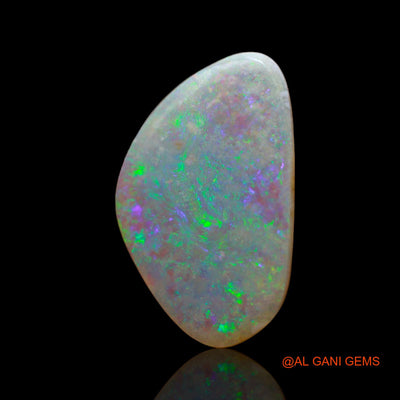5.00 Cts Natural Australian Fire Opal Loose Gemstone Fancy Cabochon 21x13x2 mm AB-643