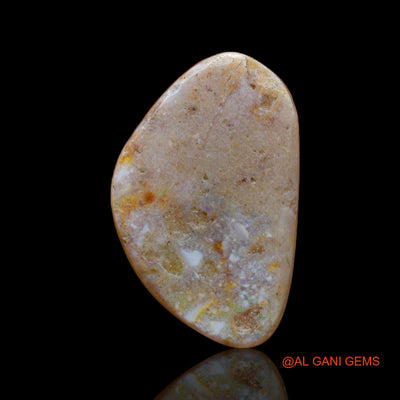 5.00 Cts Natural Australian Fire Opal Loose Gemstone Fancy Cabochon 21x13x2 mm AB-643