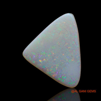 4.00 Cts Natural Australian Fire Opal Trillion Cabochon Loose Gemstone For Jewelry 19x15x2 mm AB-644