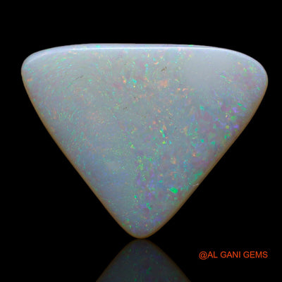 4.00 Cts Natural Australian Fire Opal Trillion Cabochon Loose Gemstone For Jewelry 19x15x2 mm AB-644
