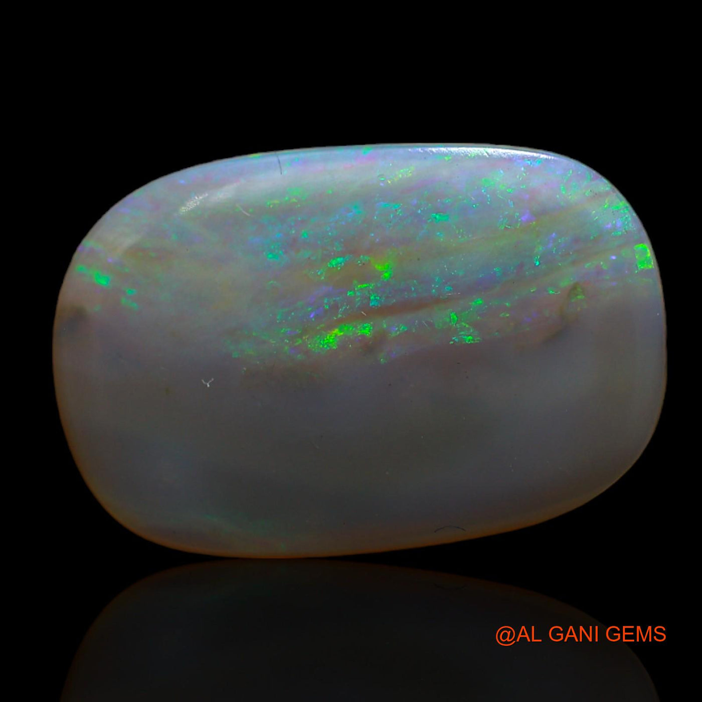 6.00 Cts Natural Australian Fire Opal Loose Gemstone Oval Cabochon 21x13x3 mm AB-645