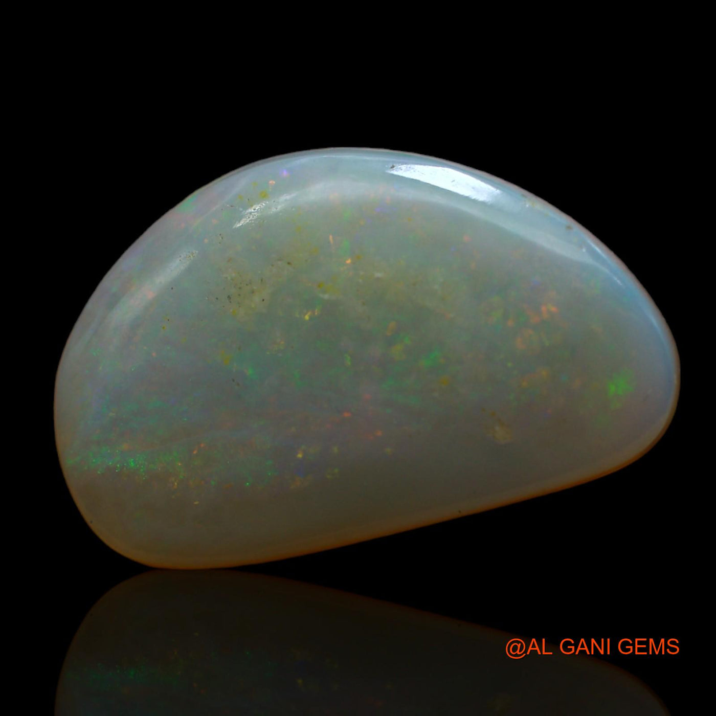 Natural Fire Opal Gemstone 7.00 Cts Loose Fancy Cabochon From Australia 21x13x3 mm AB-646