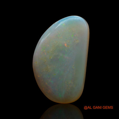 Natural Fire Opal Gemstone 7.00 Cts Loose Fancy Cabochon From Australia 21x13x3 mm AB-646