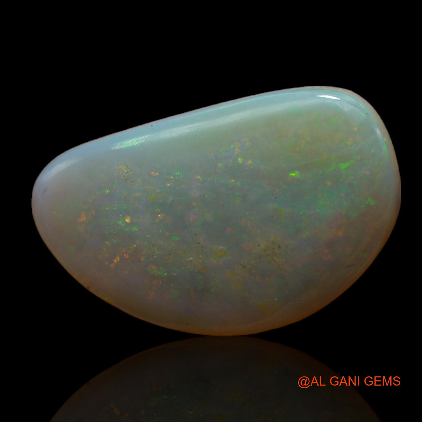 Natural Fire Opal Gemstone 7.00 Cts Loose Fancy Cabochon From Australia 21x13x3 mm AB-646