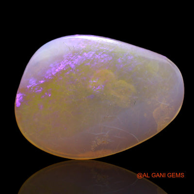 5.00 Cts Natural Australian Fire Opal Loose Gemstone Fancy Cabochon 20x15x2 mm AB-649