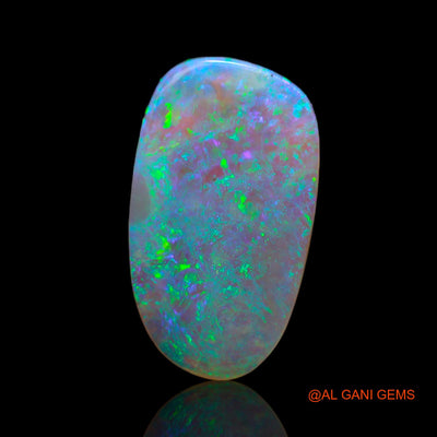 5.00 Cts Natural Australian Fire Opal Loose Gemstone Fancy Cabochon 20x12x3 mm AB-654