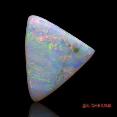 Natural Untreated Fire Opal Loose Gemstone Trillion Cabochon From Australia 5.00 Cts 19x15x3 mm AB-655