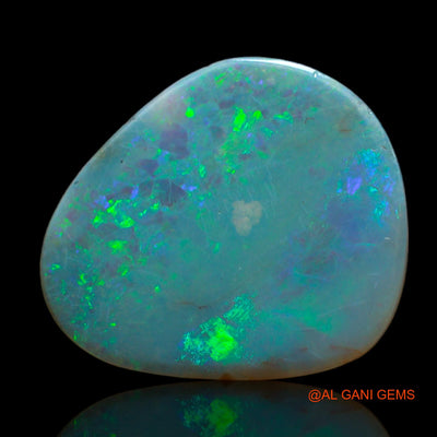 4.00 Cts Natural Australian Fire Opal Loose Gemstone Fancy Cabochon 18x15x2 mm AB-656