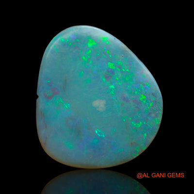 4.00 Cts Natural Australian Fire Opal Loose Gemstone Fancy Cabochon 18x15x2 mm AB-656