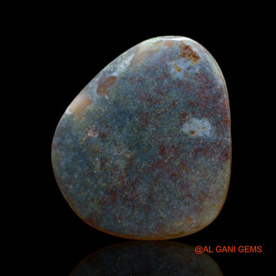 4.00 Cts Natural Australian Fire Opal Loose Gemstone Fancy Cabochon 18x15x2 mm AB-656
