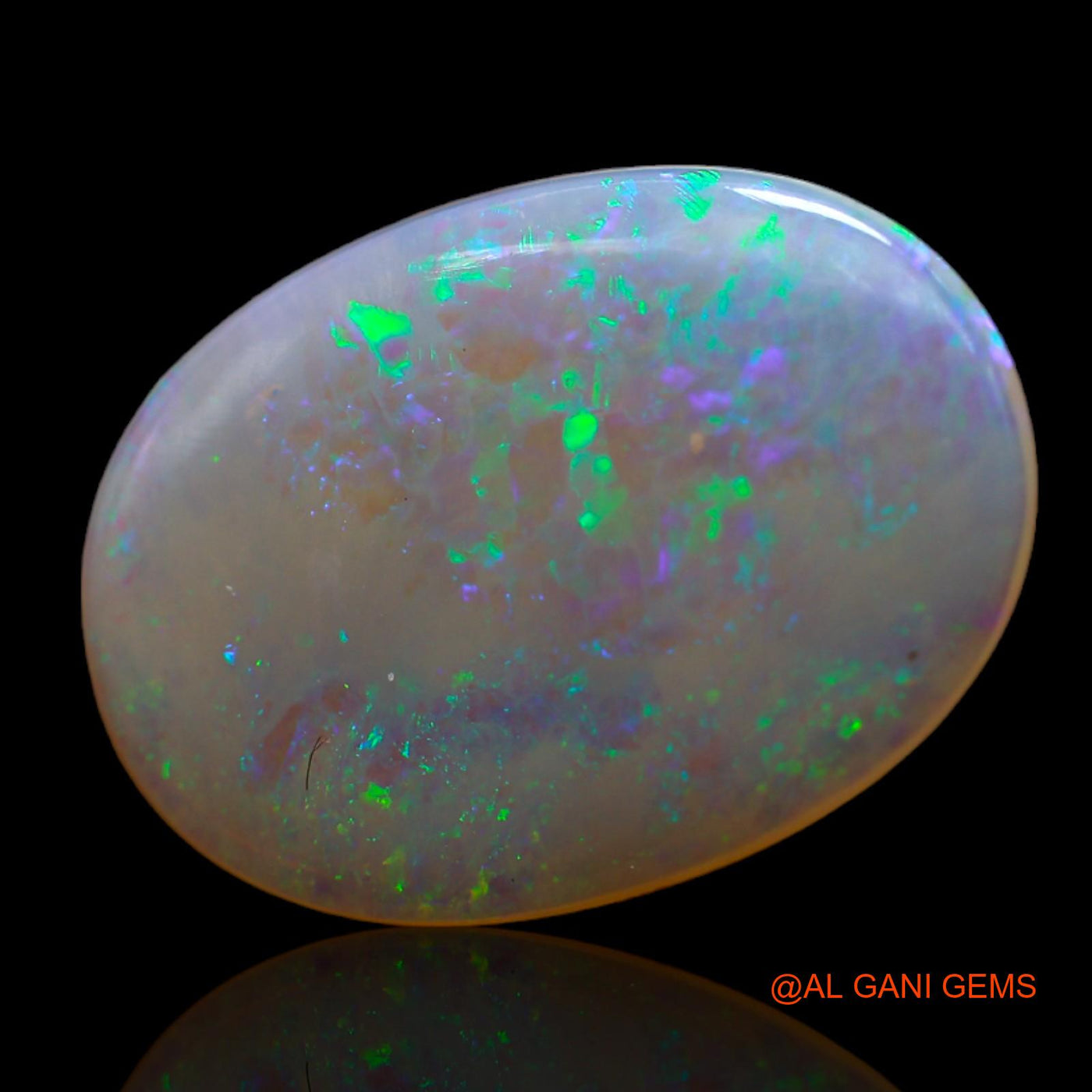 3.00 Cts Natural Australian Fire Opal Loose Gemstone Oval Cabochon 19x13x2 mm AB-657