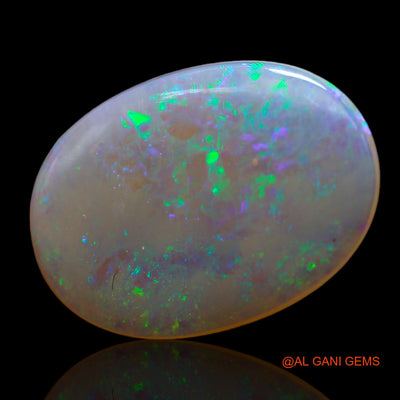 3.00 Cts Natural Australian Fire Opal Loose Gemstone Oval Cabochon 19x13x2 mm AB-657