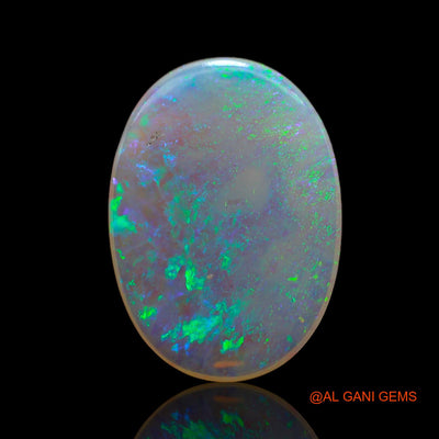 3.00 Cts Natural Australian Fire Opal Loose Gemstone Oval Cabochon 19x13x2 mm AB-657