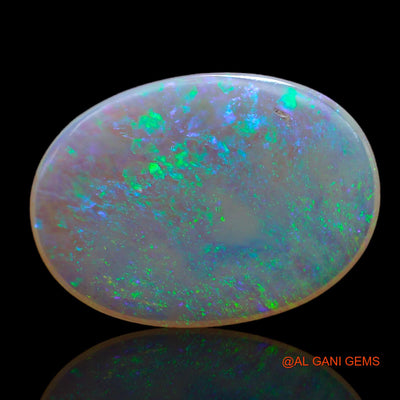 3.00 Cts Natural Australian Fire Opal Loose Gemstone Oval Cabochon 19x13x2 mm AB-657