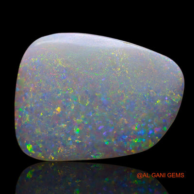 2.00 Cts Natural Australian Fire Opal Loose Gemstone Fancy Cabochon 17x13x1 mm AB-659
