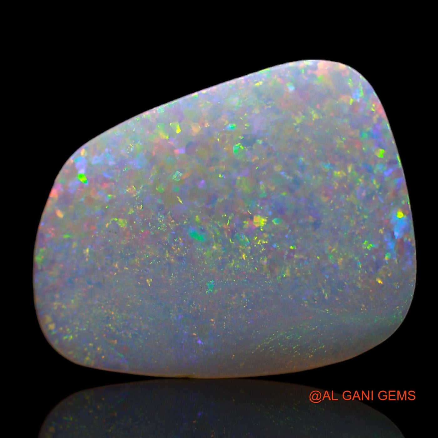 2.00 Cts Natural Australian Fire Opal Loose Gemstone Fancy Cabochon 17x13x1 mm AB-659