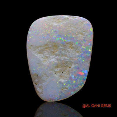 2.00 Cts Natural Australian Fire Opal Loose Gemstone Fancy Cabochon 17x13x1 mm AB-659