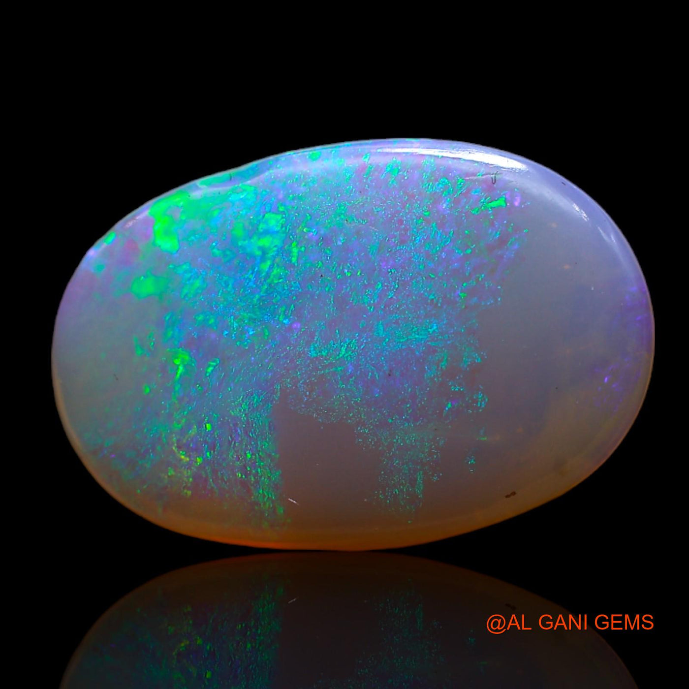 5.00 Cts Natural Australian Fire Opal Loose Gemstone Oval Cabochon 18x12x3 mm AB-660