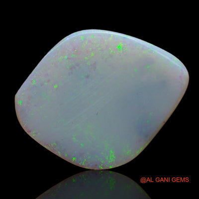 5.00 Cts Natural Australian Fire Opal Loose Gemstone Fancy Cabochon 20x16x2 mm AB-661