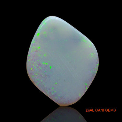 5.00 Cts Natural Australian Fire Opal Loose Gemstone Fancy Cabochon 20x16x2 mm AB-661