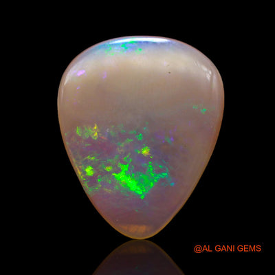 5.00 Cts Natural Australian Fire Opal Loose Gemstone Fancy Cabochon 18x15x2 mm AB-662