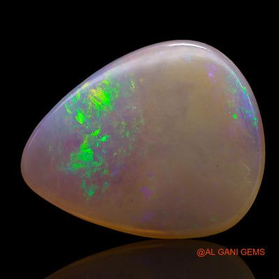 5.00 Cts Natural Australian Fire Opal Loose Gemstone Fancy Cabochon 18x15x2 mm AB-662