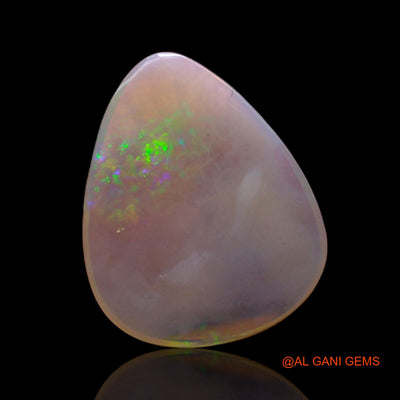 5.00 Cts Natural Australian Fire Opal Loose Gemstone Fancy Cabochon 18x15x2 mm AB-662