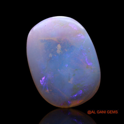 5.00 Cts Unheated Australian Fire Opal Loose Gemstone Oval Cabochon Natural 19x14x3 mm AB-665