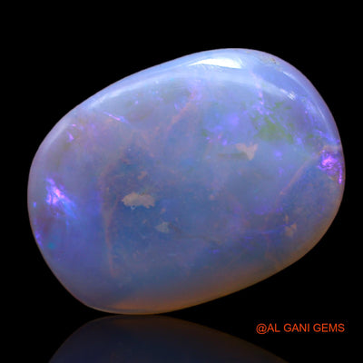 5.00 Cts Unheated Australian Fire Opal Loose Gemstone Oval Cabochon Natural 19x14x3 mm AB-665