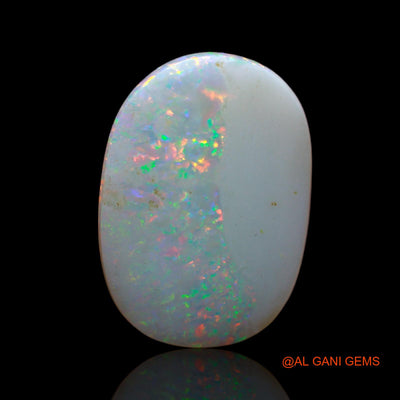 Natural Untreated Fire Opal Loose Gemstone Oval Cabochon From Australia 4.00 Cts 18x13x3 mm AB-666