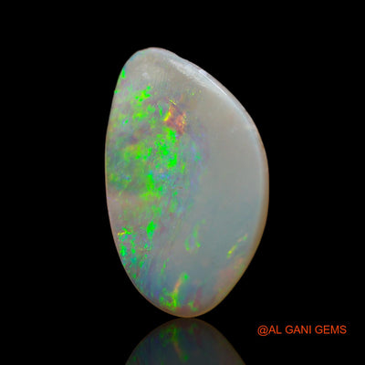3.00 Cts Natural Australian Fire Opal Loose Gemstone Fancy Cabochon 20x12x2 mm AB-667