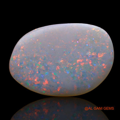 3.00 Cts Natural Australian Fire Opal Loose Gemstone Fancy Cabochon 18x12x2 mm AB-668