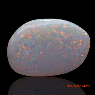 3.00 Cts Natural Australian Fire Opal Loose Gemstone Fancy Cabochon 18x12x2 mm AB-668