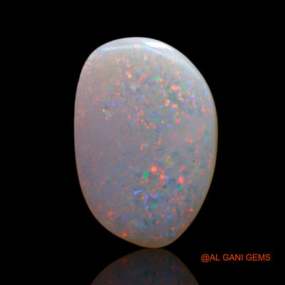 3.00 Cts Natural Australian Fire Opal Loose Gemstone Fancy Cabochon 18x12x2 mm AB-668