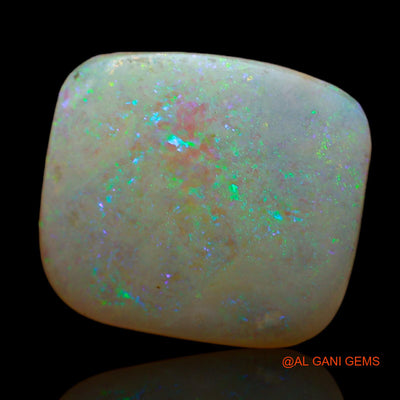 5.00 Cts Natural Australian Fire Opal Loose Gemstone Square Cabochon 15x13x3 mm AB-669