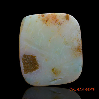5.00 Cts Natural Australian Fire Opal Loose Gemstone Square Cabochon 15x13x3 mm AB-669